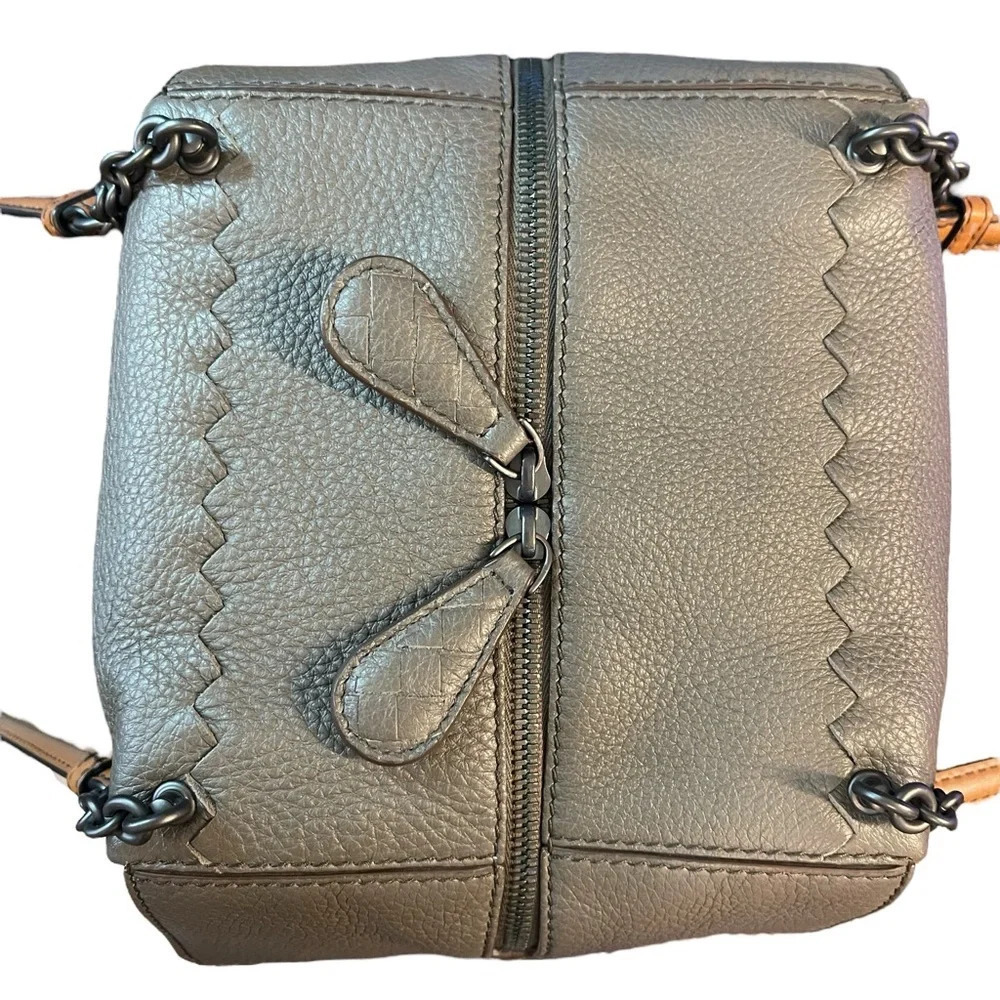 RARE Bottega Veneta Leather & Suede Cube Bag - Picture 2 of 15